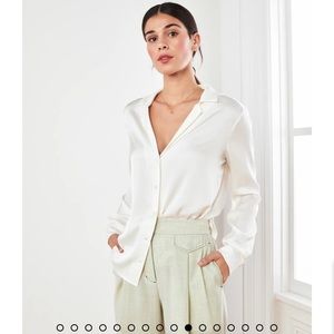 Quince washable silk blouse